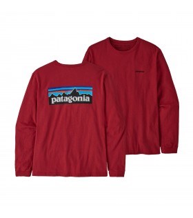 Тениска Patagonia Long-Sleeved P-6 Logo Responsibili-Tee® W's Winter 2023