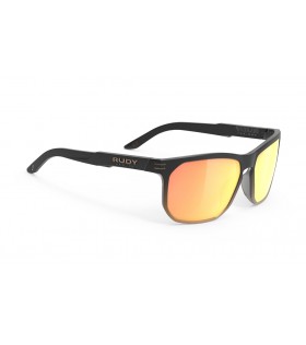 Sunglasses Rudy Soundrise Multilaser Orange Black Fade Bronze Matte