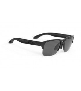 Rudy Sunglasses Spinair 58 Black Gloss - Black Smoke Lens