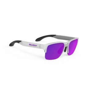 Rudy Sunglasses Spinair 58 Ice Matte - Multilaser Violet Lens Winter 2021