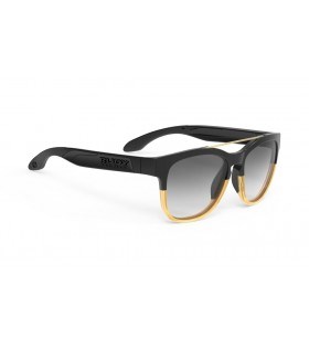 Rudy Sunglasses Spinair 59 Black Gloss/Honey Crystal - Smoke Black Deg Lens Winter 2021