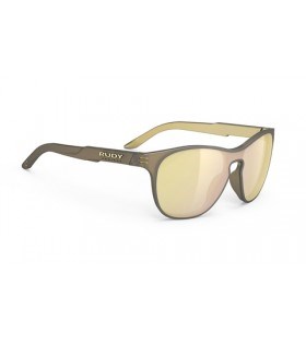 Sunglasses Rudy Soundshield Ice Gold Matte - Multilaser Gold