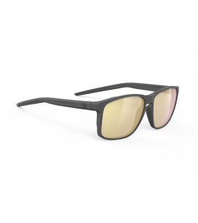 Sunglasses Rudy Overlap Multilaser Gold Charcoal