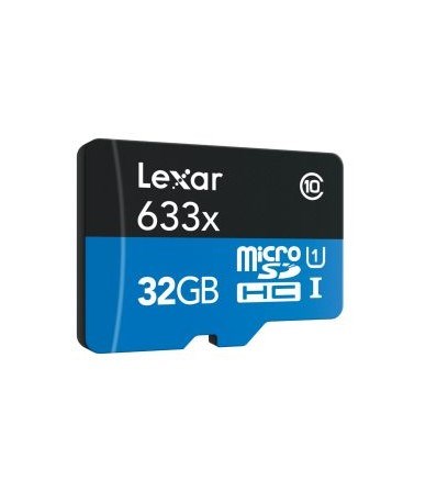 Lexar Micro SDHC 32GB 633x Carte