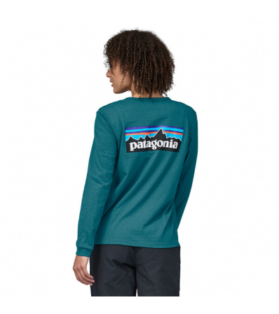 T-shirt Patagonia Long-Sleeved P-6 Logo Responsibili-Tee® W's Winter 2024