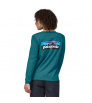 Блуза Patagonia Long-Sleeved P-6 Logo Responsibili-Tee® W's Winter 2024