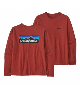 Блуза Patagonia Long-Sleeved P-6 Logo Responsibili-Tee W's Winter 2024