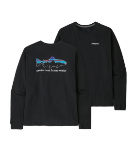 Тениска Patagonia Long-Sleeved Home Water Trout Responsibili-Tee M's Winter 2025