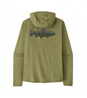 Блуза Patagonia Capilene Cool Sun Hoody - Fitz Roy Trout 40+ UPF M's