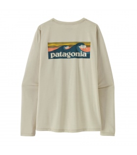 Блуза Patagonia Long Sleeved Capilene Cool Daily Shirt - Boardshort Logo W's