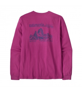 Блуза Patagonia Long-sleeved Midweight Hut Tripper Skyline T- Shirt M's