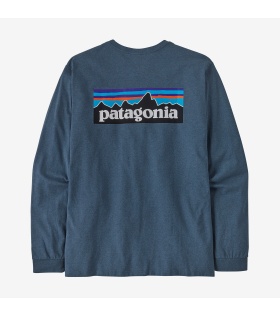 Блуза Patagonia Long-Sleeved P-6 Logo Responsibili-Tee M's Winter 2025