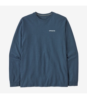 Блуза Patagonia Long-Sleeved P-6 Logo Responsibili-Tee M's Winter 2025