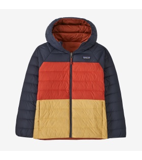 Детско Яке Patagonia Kids Reversible Down Sweater Hoody Winter 2025