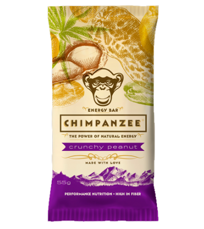 Chimpanzee Energy Bar Crunchy Peanut 55g