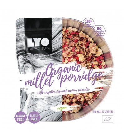 LYO Millet Porridge with Raspberries and Aronia Powder 342g