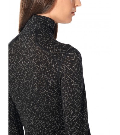 Merino Bluse Icebreaker 200 Oasis LS Half Zip Sky Paths W's