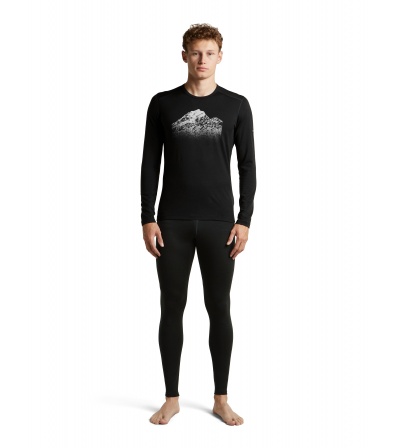 Icebreaker Merino 200 Oasis Long Sleeve Crewe Rising Light M's
