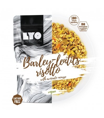 LYO Barley-lentills Risotto with Avocado mousse 500g