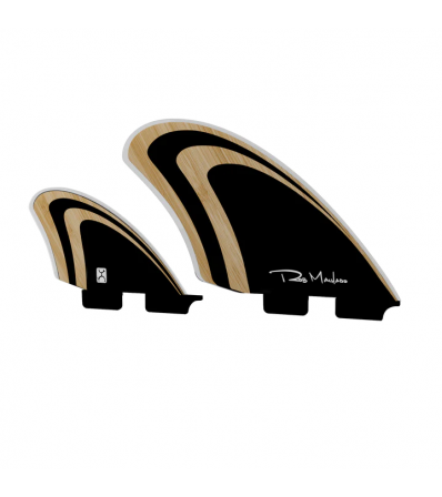 Machado Seaside Quad Fin Double Tab Bamboo Set