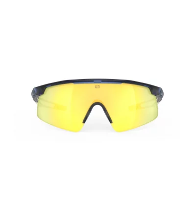 Rudy Sunglasses Turbolence Crystal Blue Avio - Multilaser Yellow