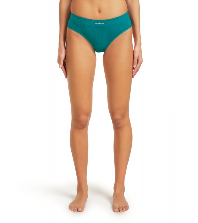 Icebreaker Women's Merino Blend Rib Lotus Hipster