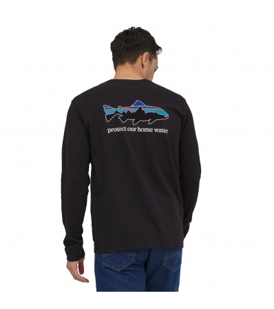 T-shirt Patagonia Long-Sleeved Home Water Trout Responsibili-Tee M's Winter 2025