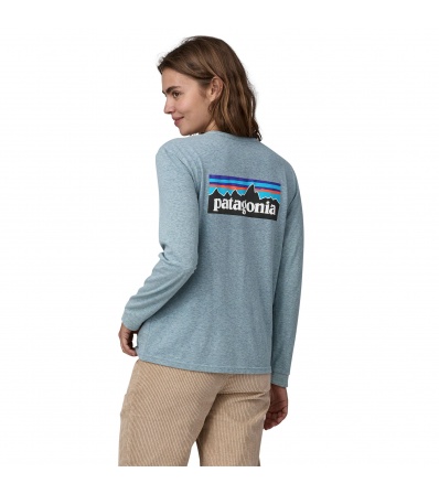 T-shirt Patagonia Long-Sleeved P-6 Logo Responsibili-Tee W's Winter 2025