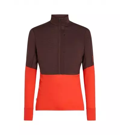 Icebreaker Men's 200 Realfleece Descender LS Half Zip Top