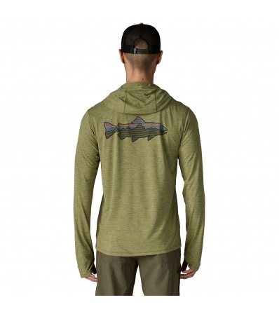 Patagonia Capilene Cool Sun Hoody - Fitz Roy Trout 40+ UPF M's