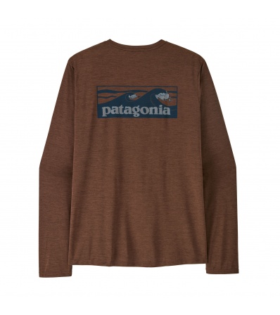 Patagonia Long-Sleeved Capilene Cool Daily Shirt - Boardshort Logo M's