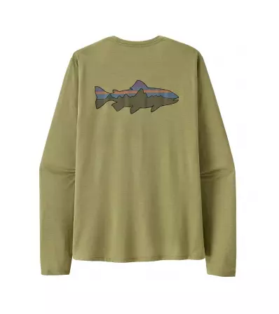 Patagonia Long-Sleeved Capilene Cool Sun Shirt - Fitz Roy Trout M's