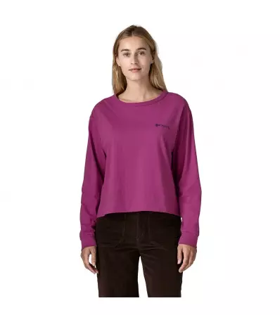 Patagonia Long-sleeved Easy Cut T- Shirt - Hut Tripper W's