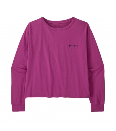 Блуза Patagonia Long-sleeved Easy Cut T- Shirt - Hut Tripper W's