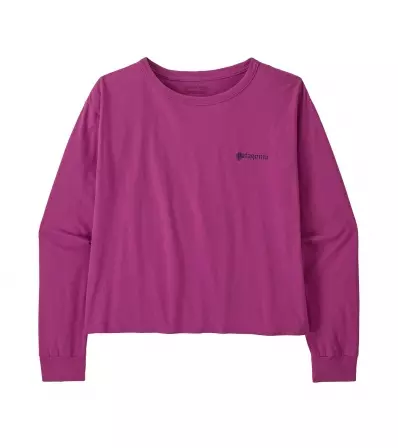 Patagonia Long-sleeved Easy Cut T- Shirt - Hut Tripper W's