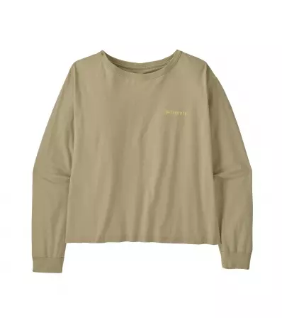 Patagonia Long-sleeved Easy Cut T- Shirt - Hut Tripper W's
