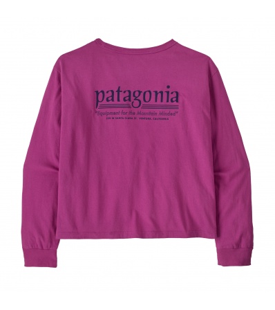 Блуза Patagonia Long-sleeved Easy Cut T- Shirt - Hut Tripper W's