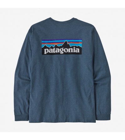 Blouse Patagonia Long-Sleeved P-6 Logo Responsibili-Tee M's Winter 2025