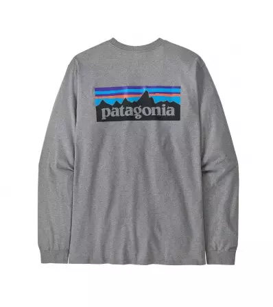 Bluse Patagonia Long-Sleeved P-6 Logo Responsibili-Tee M's