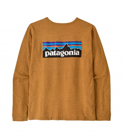 T-shirt Patagonia Long-Sleeved P-6 Logo Responsibili-Tee W's