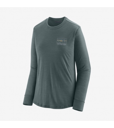 Patagonia W's Long-Sleeved Capilene Cool Merino Graphic Shirt Winter 2025