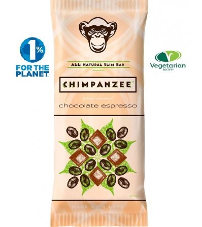 Chimpanzee Slim Bar Chocolate Espresso 40g