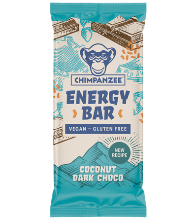 Chimpanzee Energy Bar Coconut and Dark Choco 55g