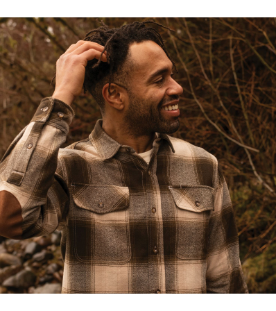 Danner Mill cotton flannel shirt M's