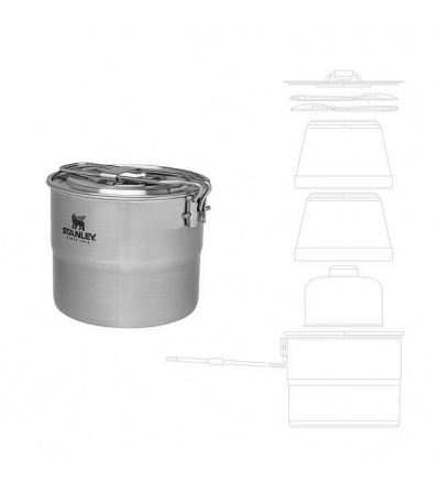 Stanley Stainless Steel Cook Set For 2 1.0L