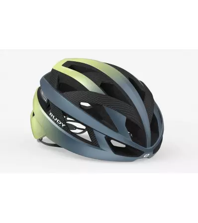 Helmet Rudy Project Rebel Blue Avio/Apple Green Metal Matte