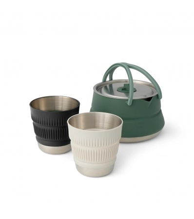Sea To Summit Detour Stainless Steel Collapsible Kettle Cook Set 1.6l - 3 piece