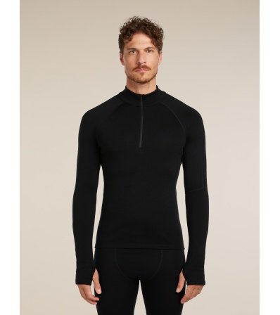 Icebreaker 300 MerinoFine Polar Long Sleeve Half Zip Thermal Top M's