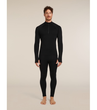 Icebreaker 300 MerinoFine Polar Long Sleeve Half Zip Thermal Top M's