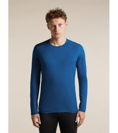 Icebreaker Merino 200 Oasis Long Sleeve Crewe Lazurite M's